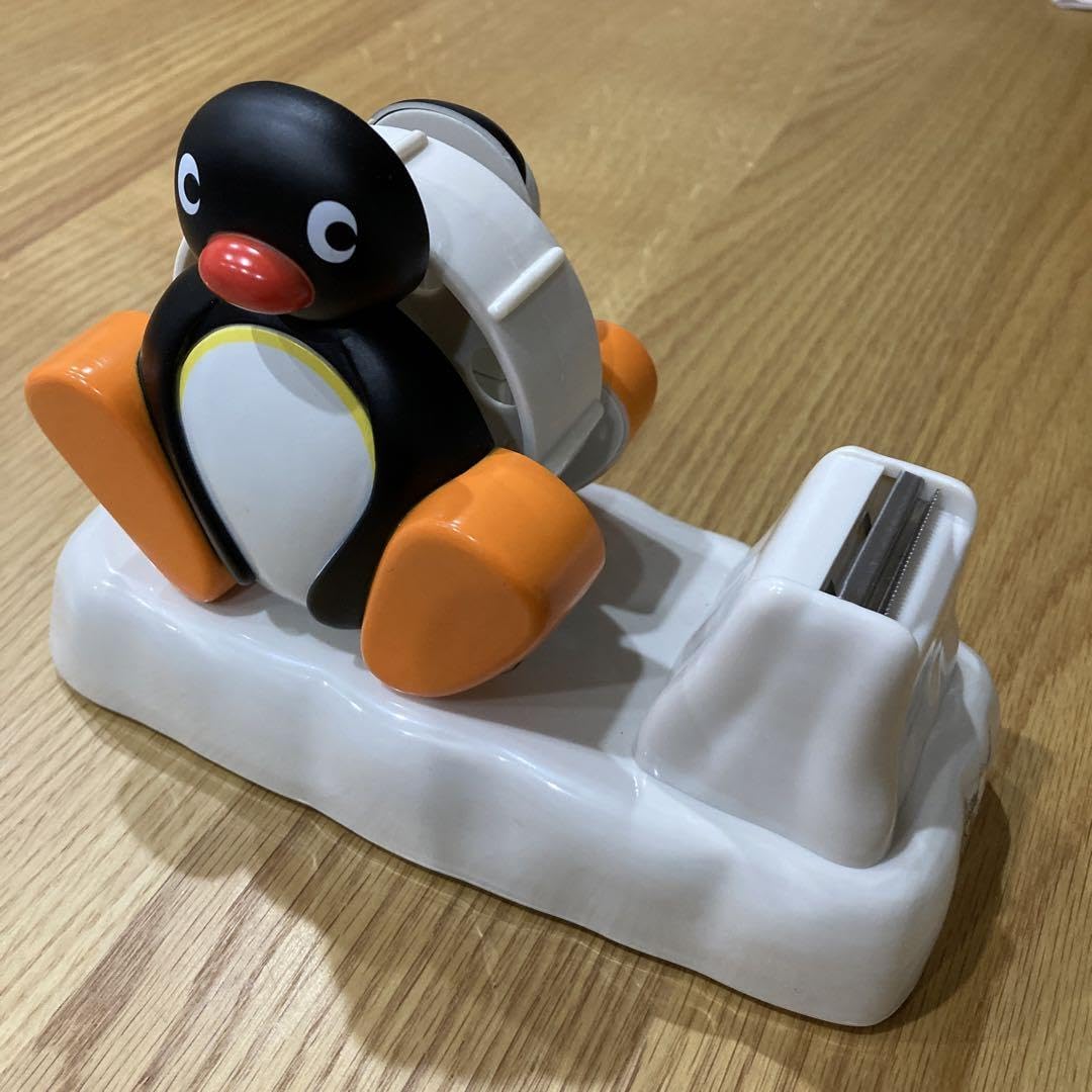 レア　ピングー ピンガ　セロテープカッター　テープ台　テープディスペンサー レアピングー ピンガセロテープカッターテープ台テープ