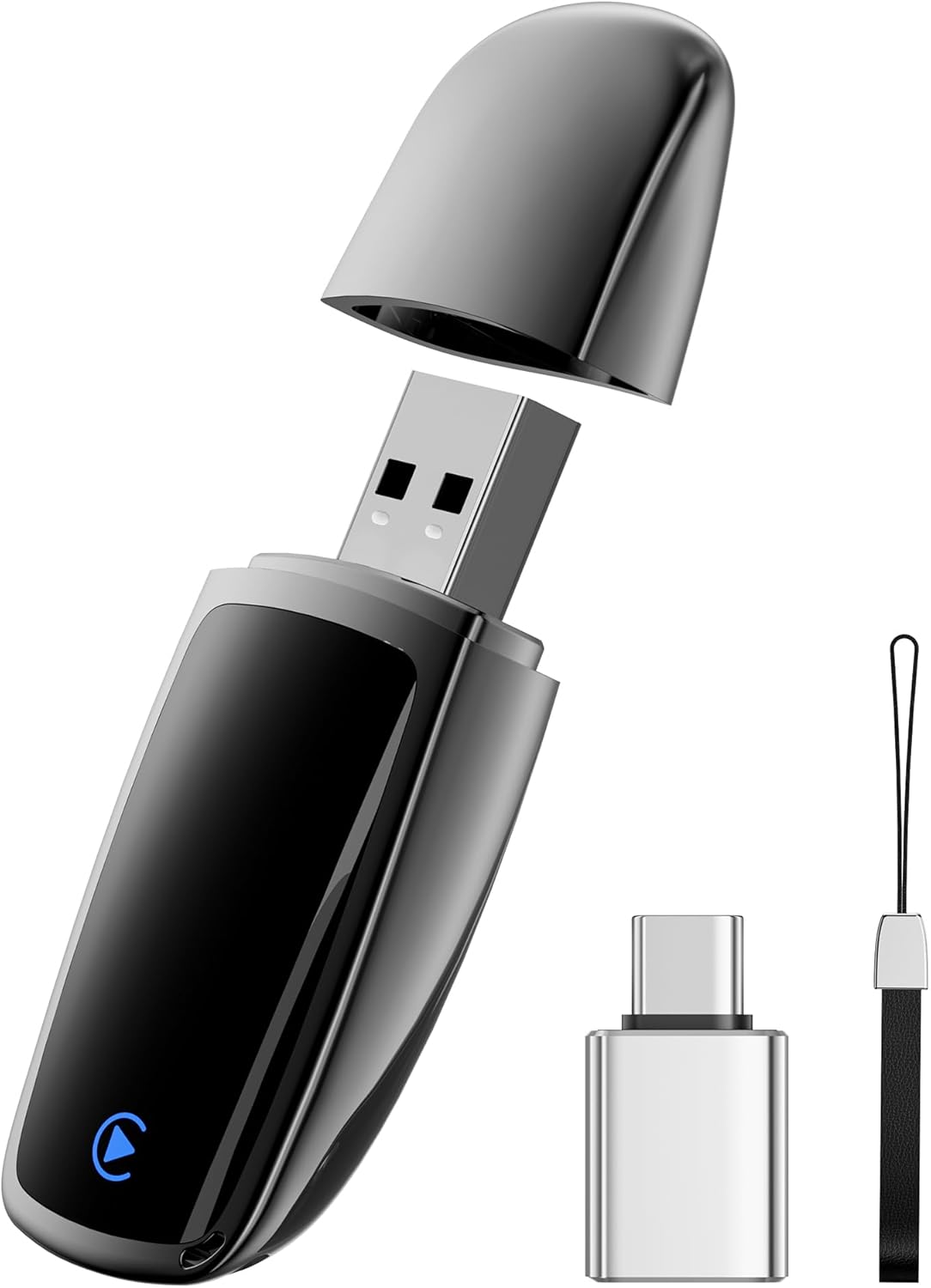 Wireless CarPlay Adapter for Apple iPhone（2026 Upgrade）- Convert Wired CarPlay to CarPlay Wireless Adapter, Stable Connection Compatible with OEM Wired CarPlay Vehicles & iOS 10+（Black）