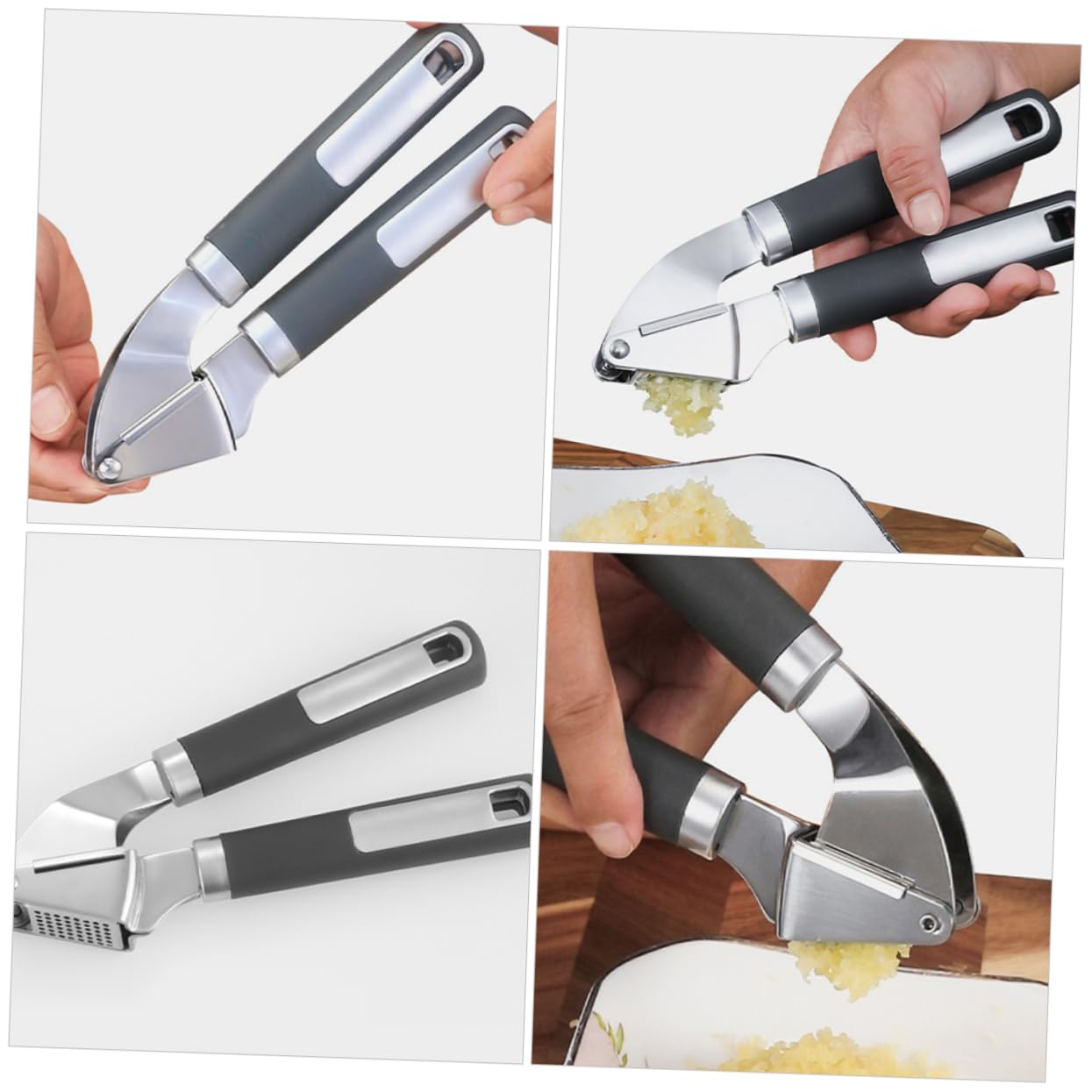 Cabilock 5stücke Knoblauchpresse Ergonomischer Knoblauchzerkleinerer Für Einfache Anwendung Manuelle Handhabung Leicht Zu Reinigen Für Küche