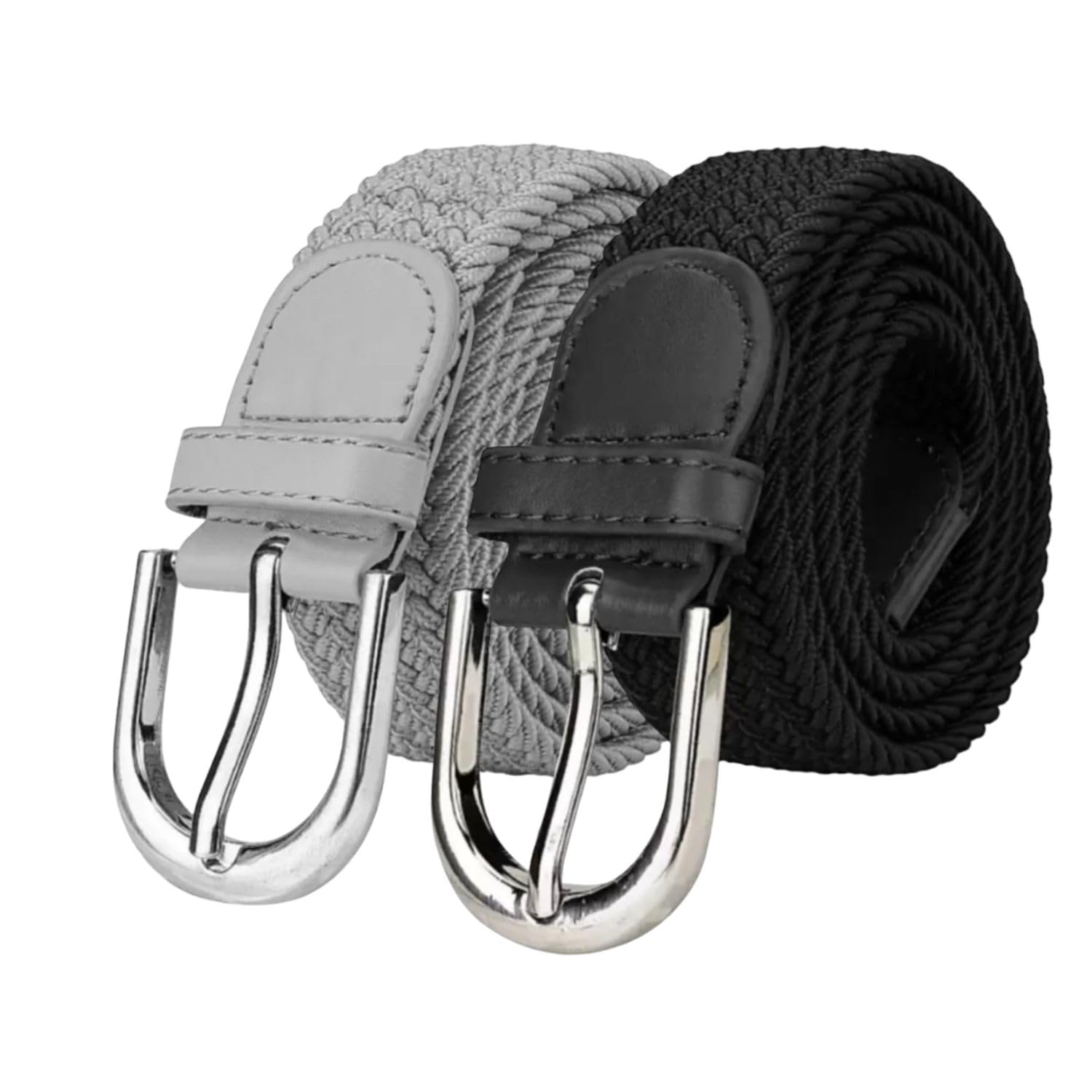Stretchable Braided Elastic Belt for Men & Women | Adjustable No Hole Woven Belt | Casual Formal Flexible Waist Belt-picture-46