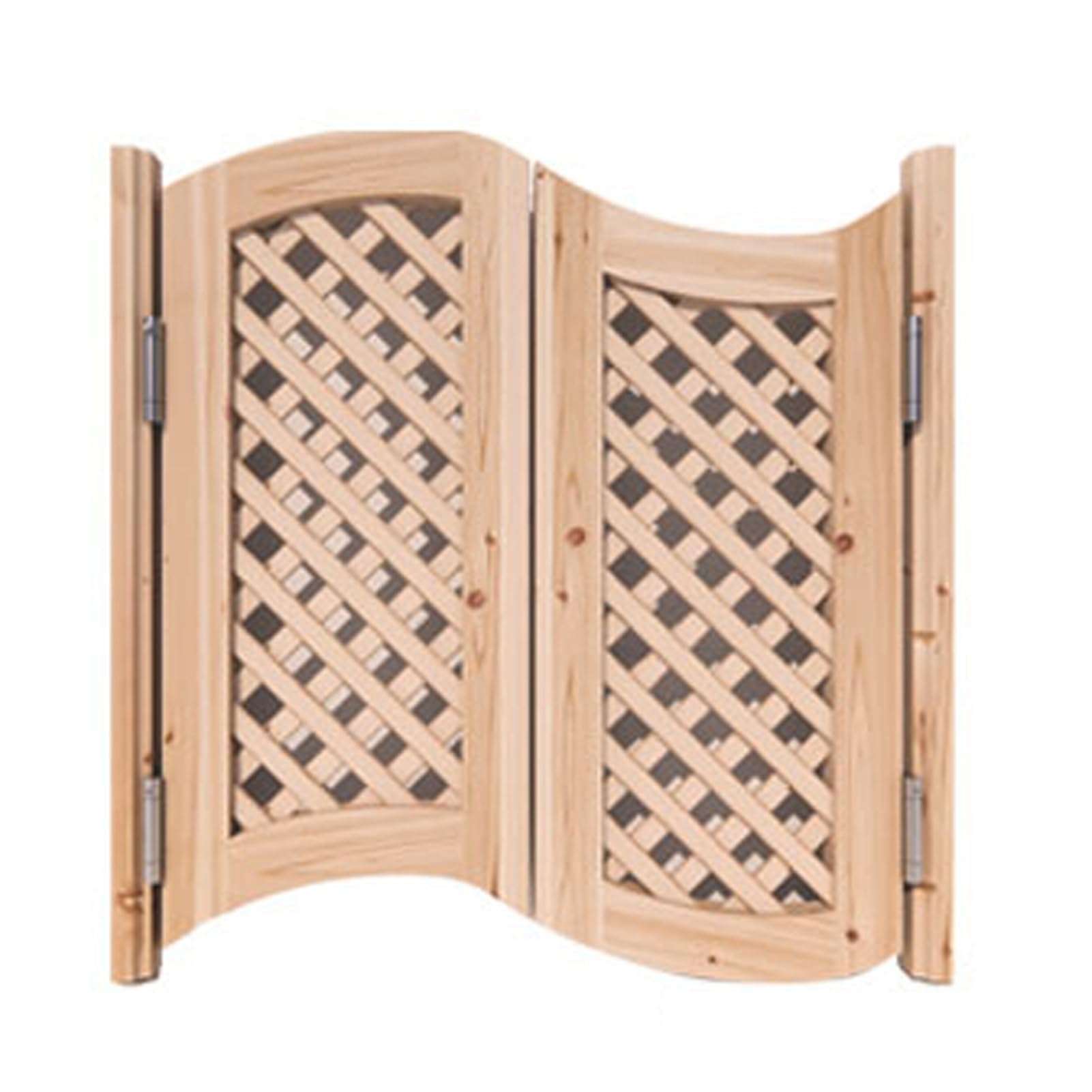 Solid Wood Swinging Cafe Doors - Interior Saloon Style, Automatic Closing, Custom Sizes (24" To 40" Wide), White Modern Half Door