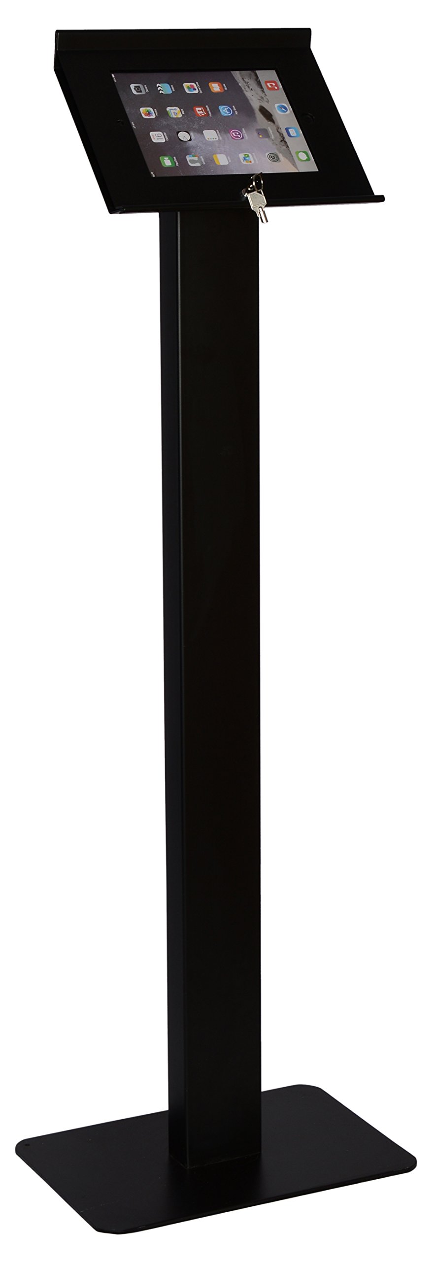 Precision Metal Works Standing Anti-Theft/Tablet Kiosk Public Display Mount, for Floor Stand, iPad 2, 3, 4, Air/2 (B01M8FCA2I) Amazon Price History, Amazon Price Tracker