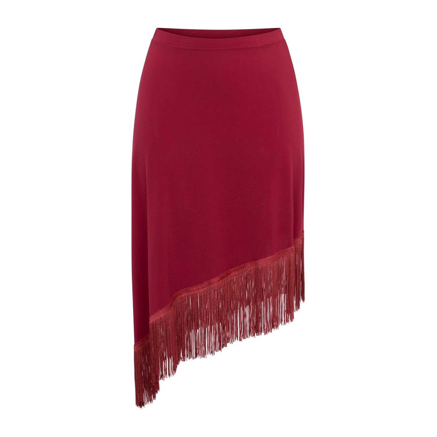 Rumpf RU5067 Caraibico Damen Rock asymmetrischer Schnitt mit Fransen