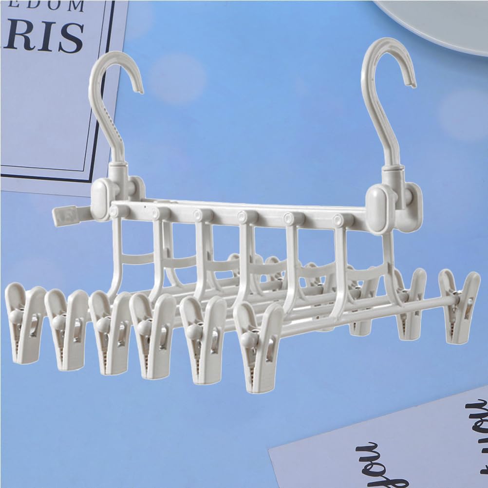 Multifunctional Pants Hangers Space Saving: 2Pack Skirt Hangers Closet Multiple Layers Multifunctional Uses Rack Organizer for Trousers Scarves Slack