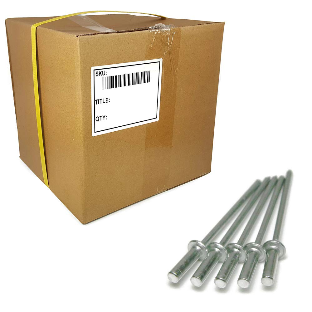 Aluminum Pop Rivets Closed End/Sealed 1/8