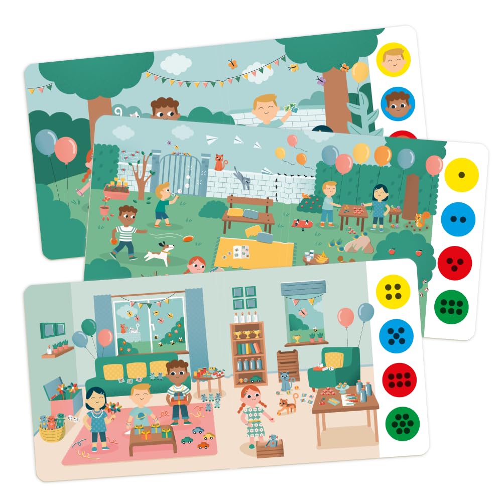 FABA Gioco - Divertiamoci a contare! - da Usare, Bambini e Bambine 4-6 Anni, Gioco educativo Versione Italiana