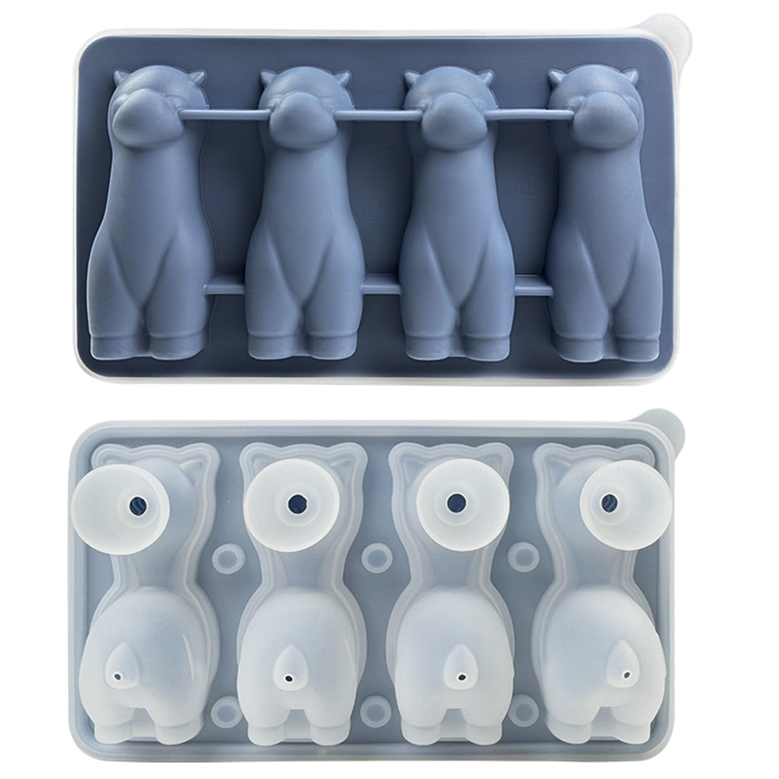 Xinsheinelry Food Grade Silicone Ice Tray Lovely Alpacas Shape Ice Mold Maker Making Tool for Soup Freezers Wine Juices Alpacas Shape Maker