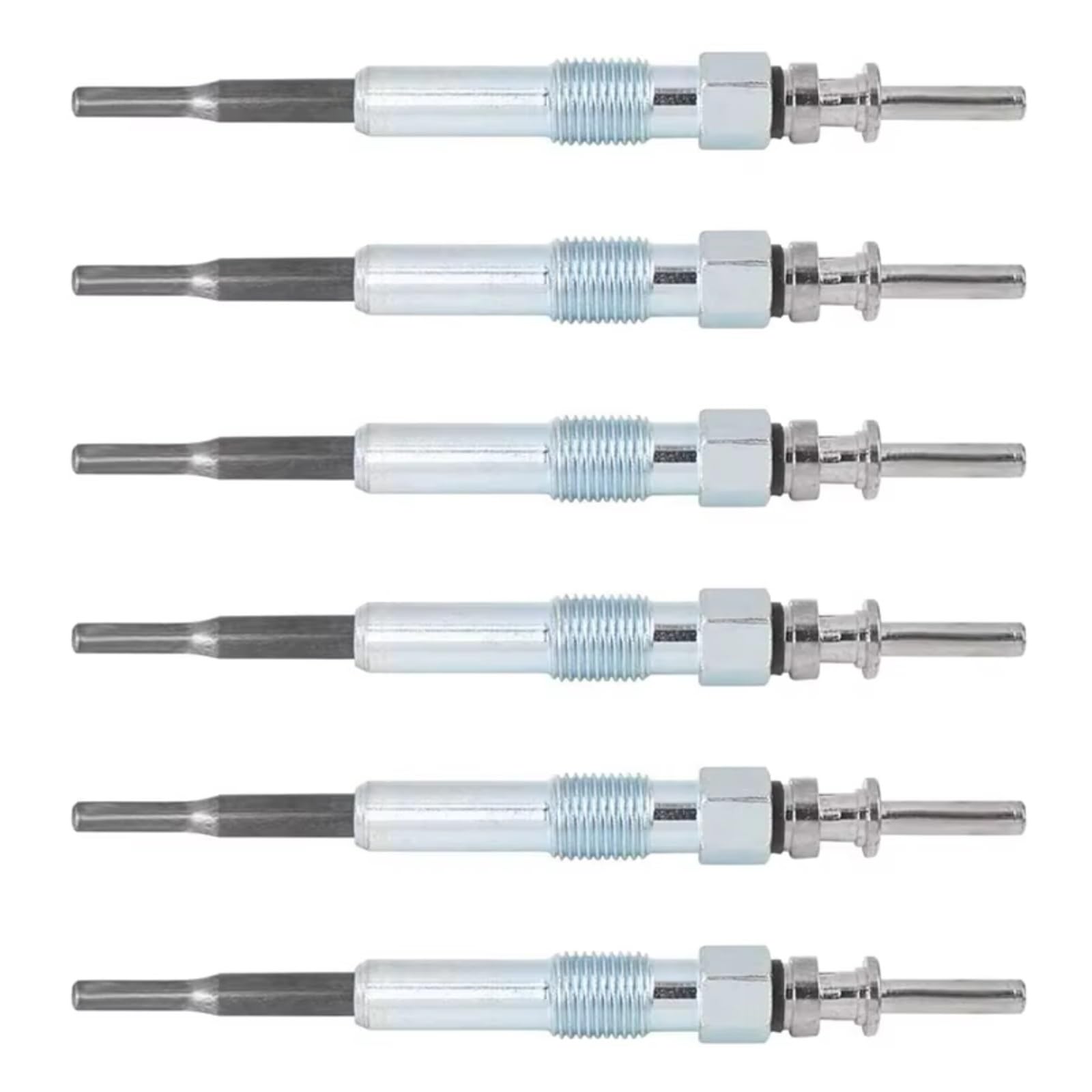 Bujía precalentamiento automóvil Compatible Con Para X3 2004 2005 2006 2007 2008 2009 2010 Para Serie 6 2008 2009 2010 6 Bujías Incandescentes Para Calentador Diésel