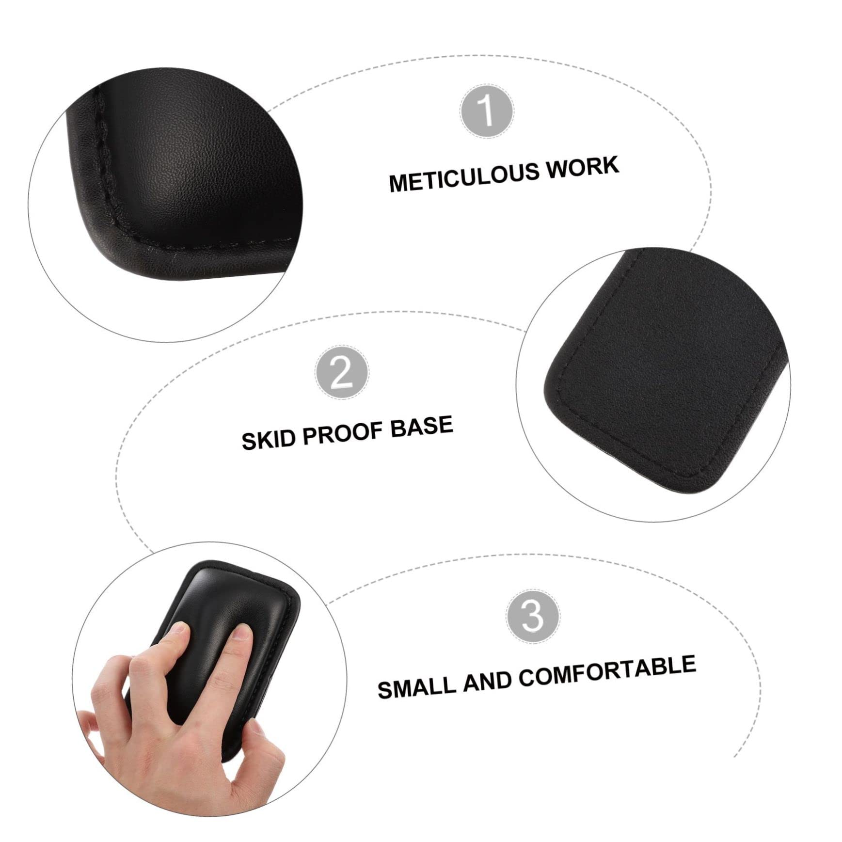 STOBOK 3 Set Di Poggiapolsi Per Laptop Supporto Per Mouse Tappetino Per Gomiti Tappetino Per Polso E Poggiagomiti Per Computer 2 Pezzi * 3