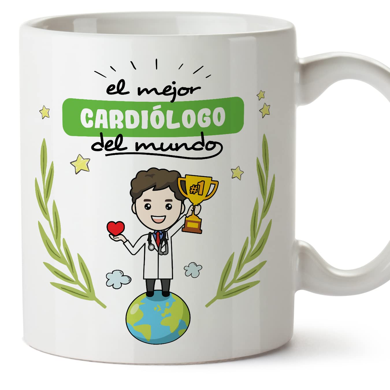 MUGFFINS Taza Fisioterapeuta Hombre (Mejor del Mundo) - Regalos Originales y Divertidos de Fisioterapia — view 105
