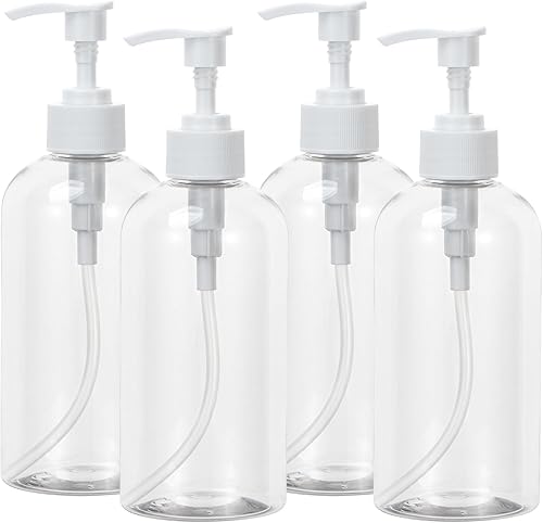 Miniatura 16 de Yebeauty - Dispensador de botellas de 10 oz/10.1 fl oz, dispensador de plástico vacío para ducha, dispensador de jabón, champú, dispensador con