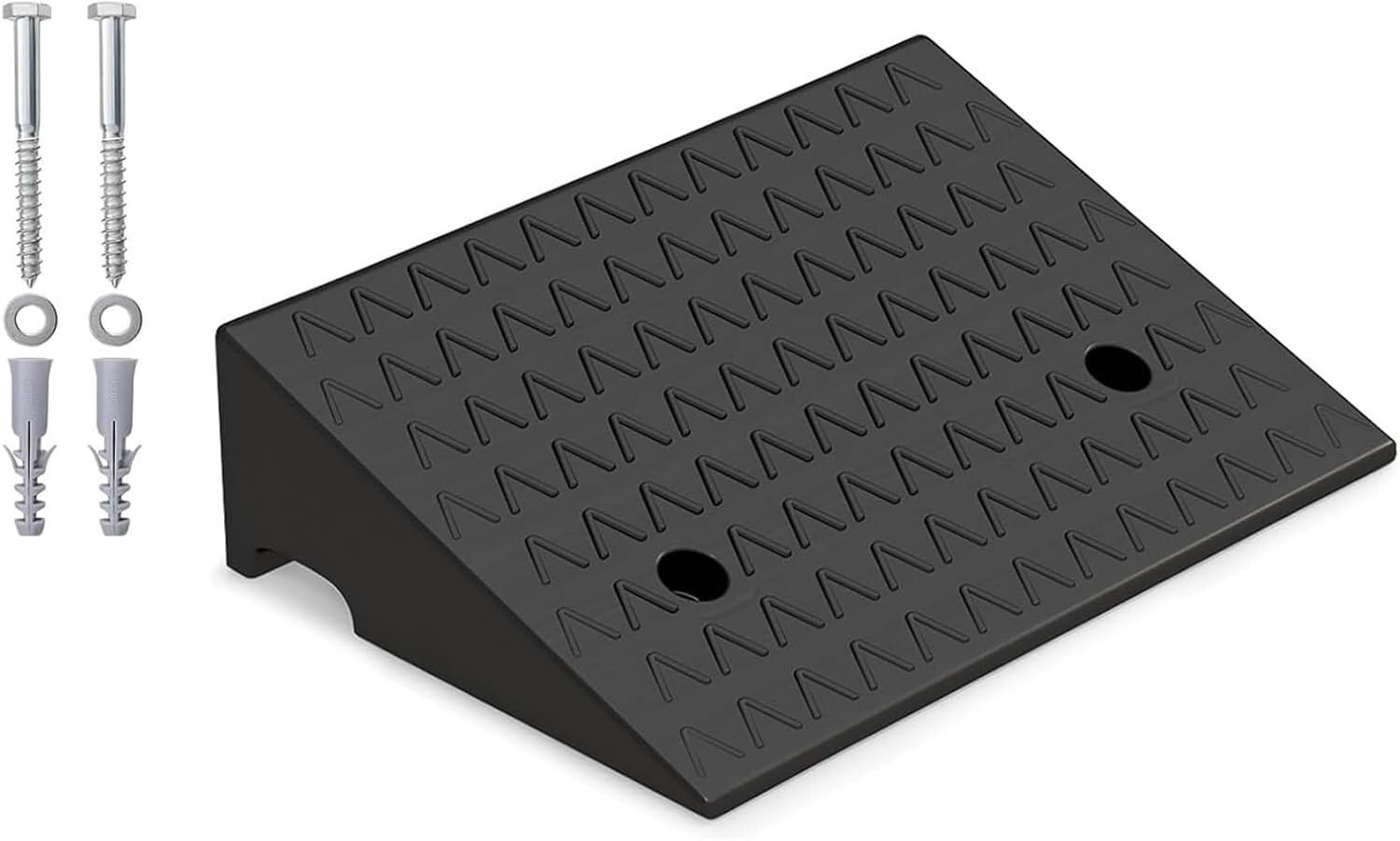 Rampe de trottoir en caoutchouc 50x38x16cm pour seuil de porte