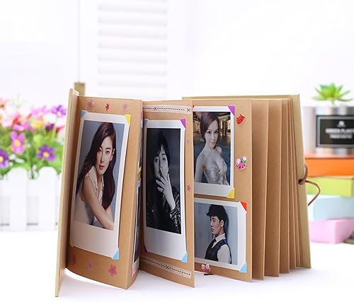 Miniatura 2 de Álbum de fotos. Diseño de página plegable de acordeón. Álbum de fotos hecho a mano creativo. Tipo de pasta álbum de fotos álbum de fotos