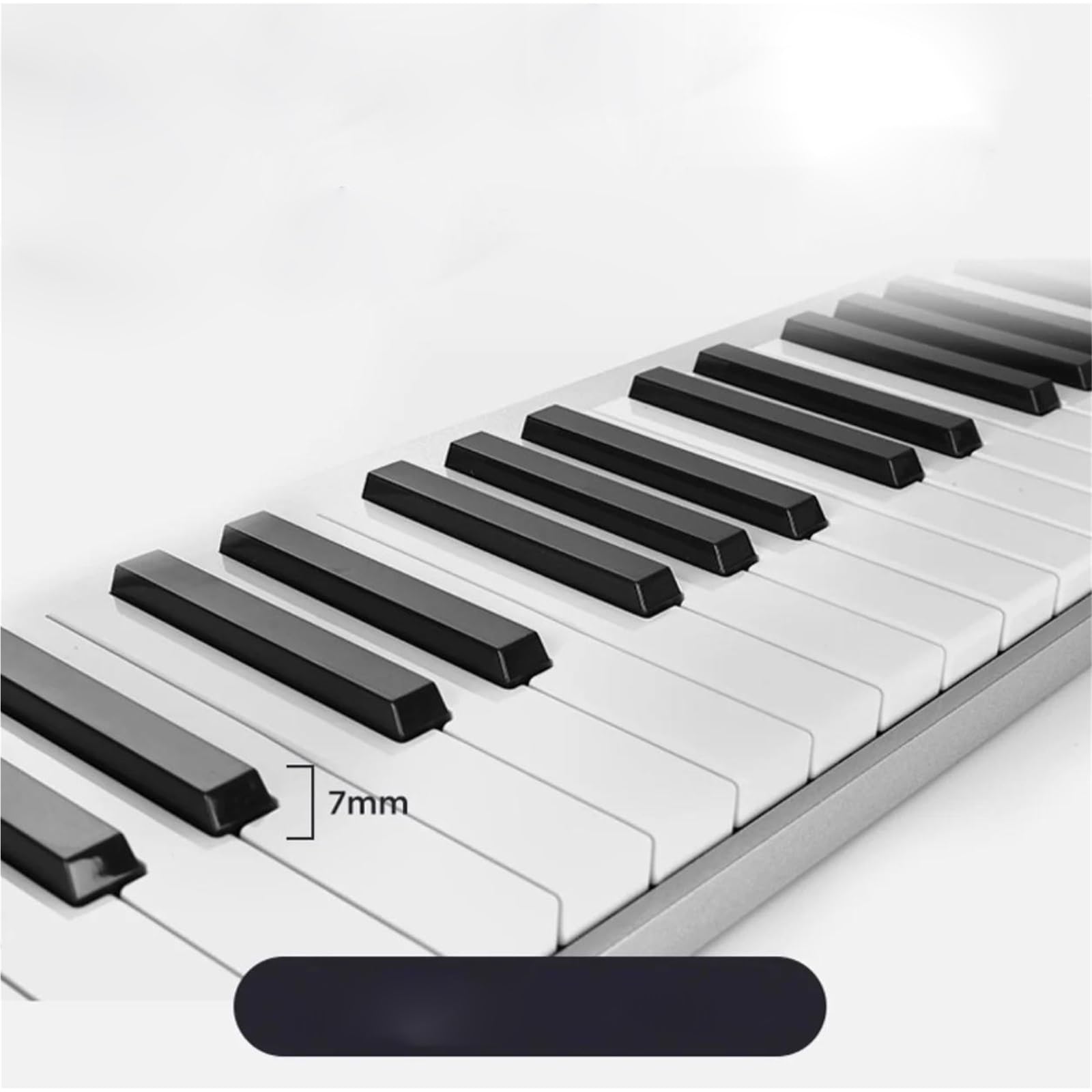 Pianino Elektroniczne Przenośne Pianino Elektroniczne 61 Klawiszy Ultracienki Wielofunkcyjny Instrument