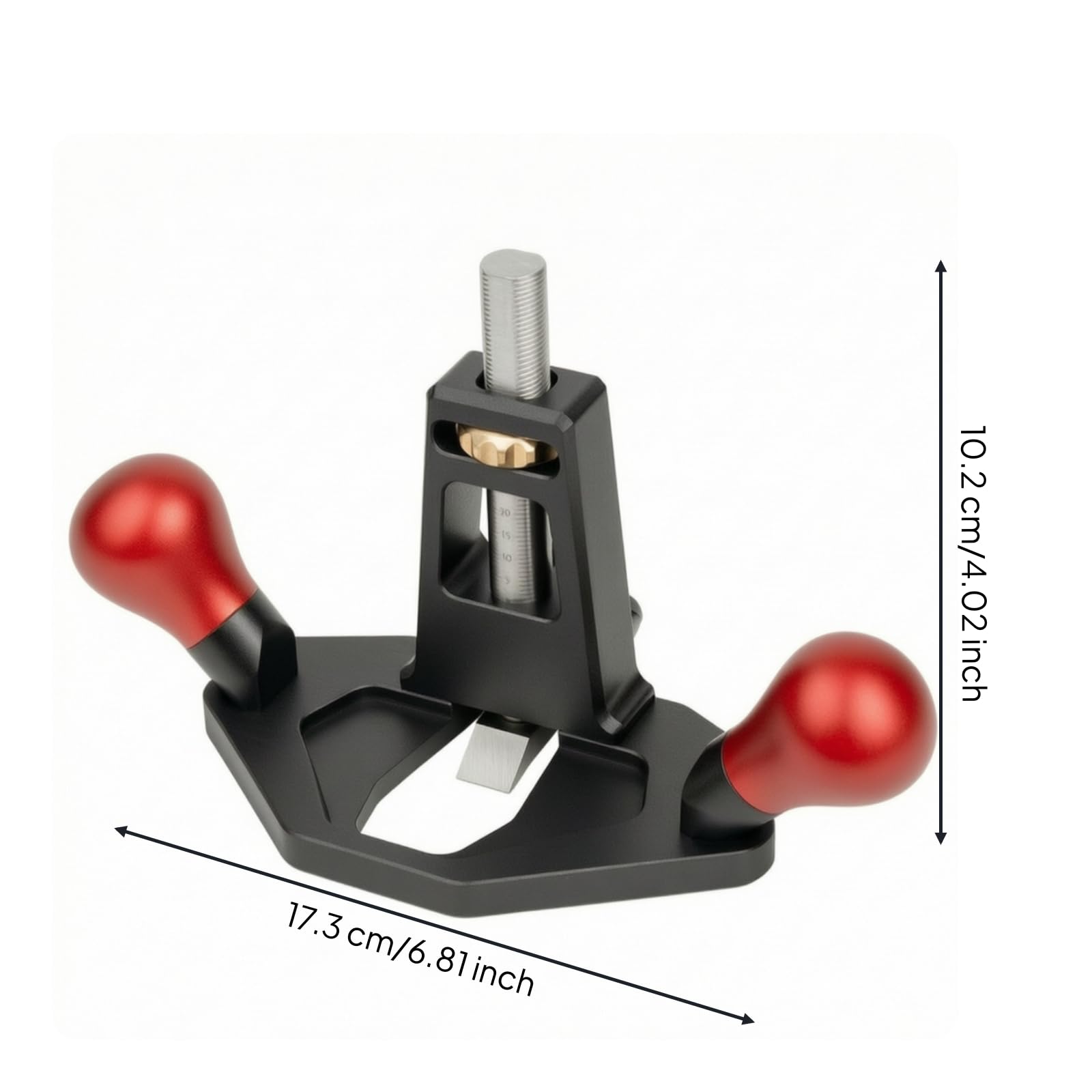 Harilla Cepillo para Madera Cepillo Carpintero Cepillo Manual Cepillo Fresador para Nivelar Fondos y Suavizar Canal Tornillo Central de Ajuste y Cuerpo Rígido, style to 1