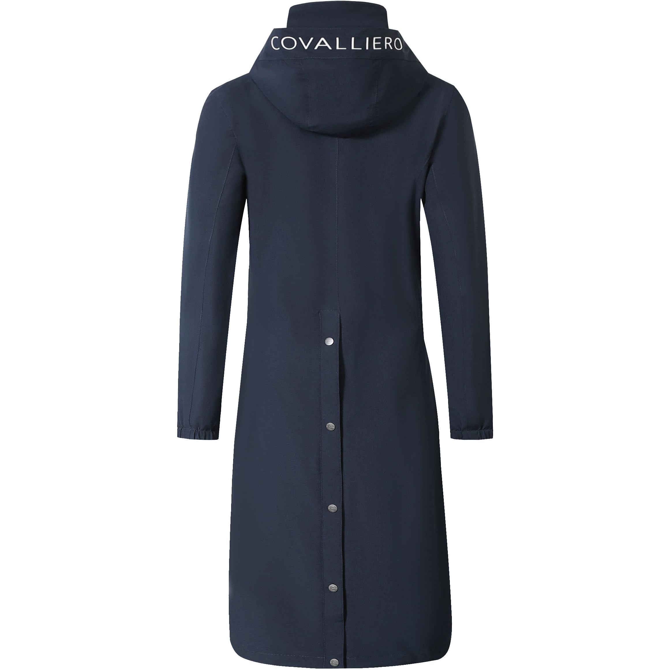 Covalliero - Damen Regenmantel – extra lange Regenjacke mit Reitschlitz in vielen Farben – wasserdicht & windabweisend – Regenponcho zum Wandern & Reiten – Reitbekleidung in Größe XS - XL