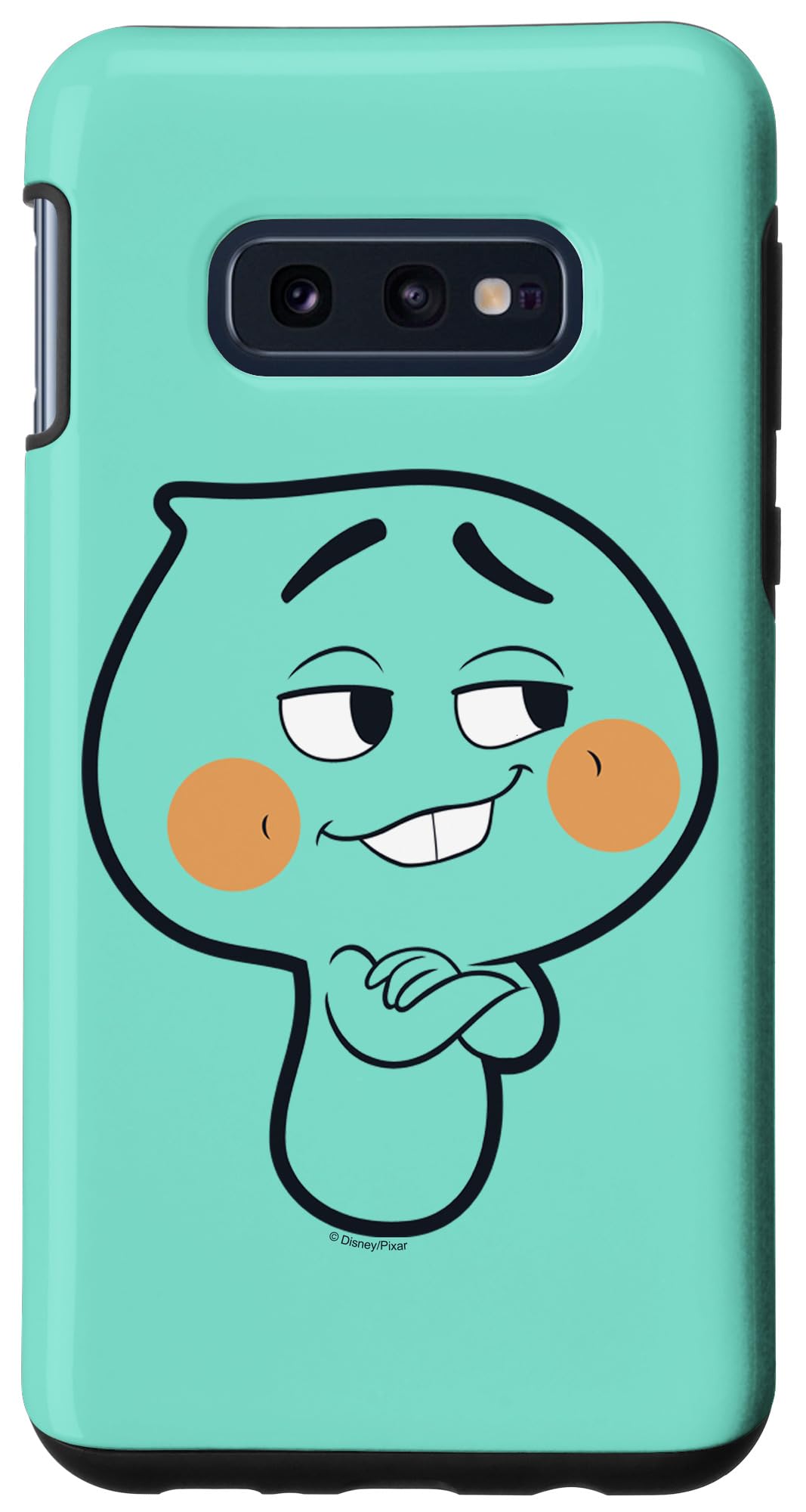 Galaxy S10e Disney Pixar Soul 22 Teal Smirk Case