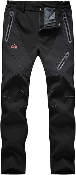 donhobo Women's Waterproof Trousers Thermal Fleece Lined