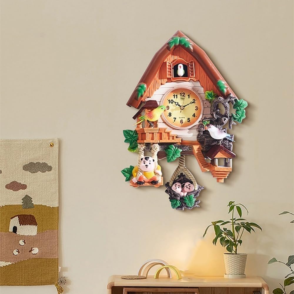 リラックマ 壁掛け時計　ハト？時計　ヒヨコ　白　ストロベリーパーティー リラックマ 壁掛け時計 ハト？時計 ヒヨコ 白 ストロベリー