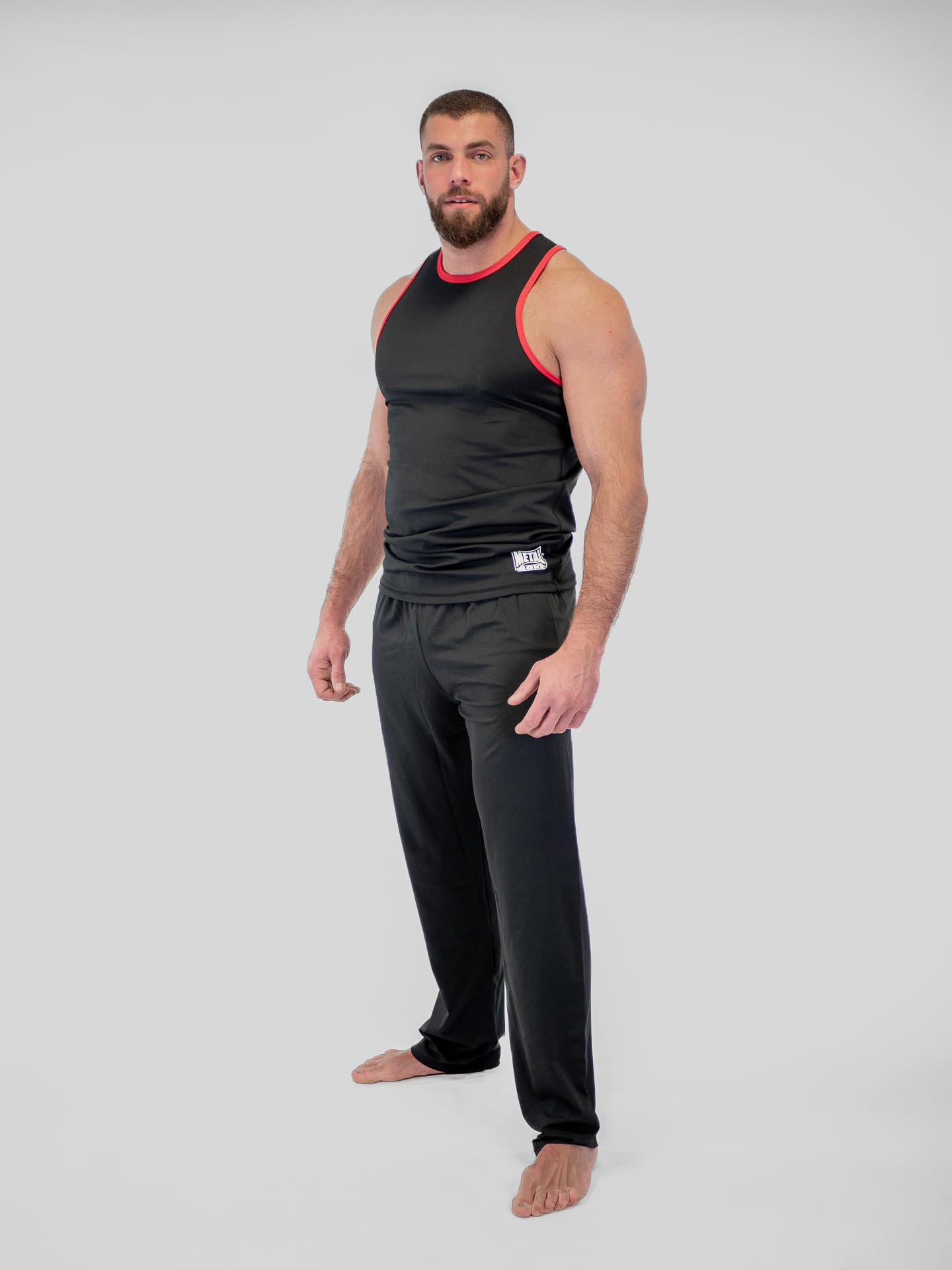 METAL BOXE - Pantalón de Boxeo francés, Color Negro, Talla 140 cm