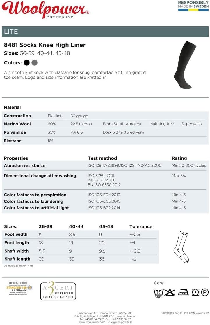 Woolpower Socks Liner Knee-high