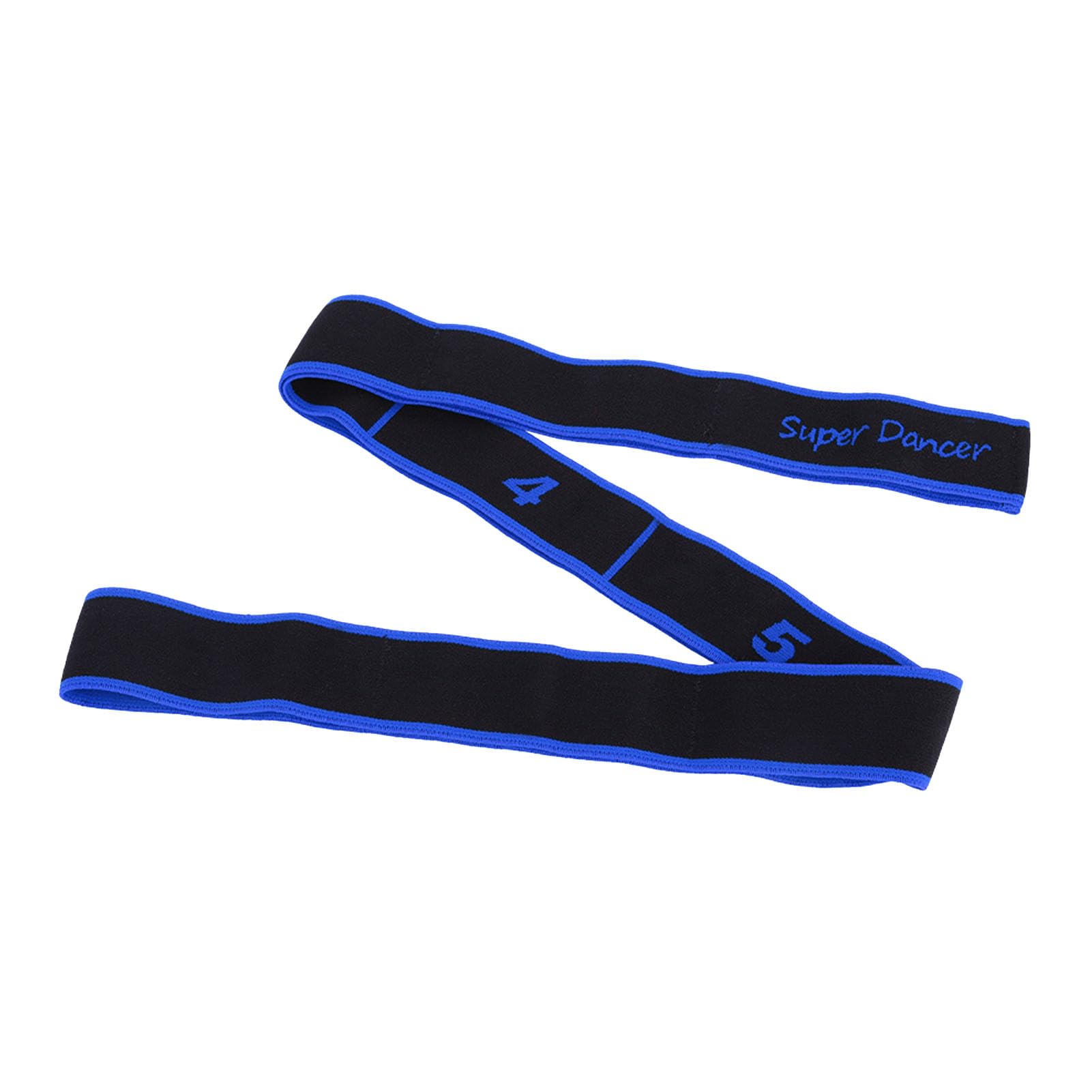 Stretch Bands for Exercise, Yoga Straps for Stretching Latin Dance Hamstring Stretcher for Gymnastics,Workout, Pilates Stretch Band (Blue)