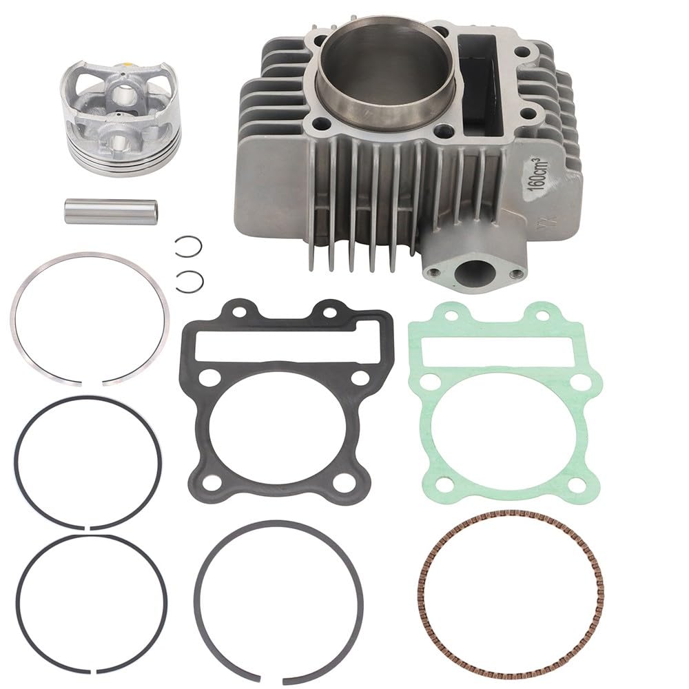YX160 Kit di montaggio cilindro con anelli pistone e guarnizione 60 mm alesaggio YX 150cc 160cc per moto ricostruzione motore fuoristrada