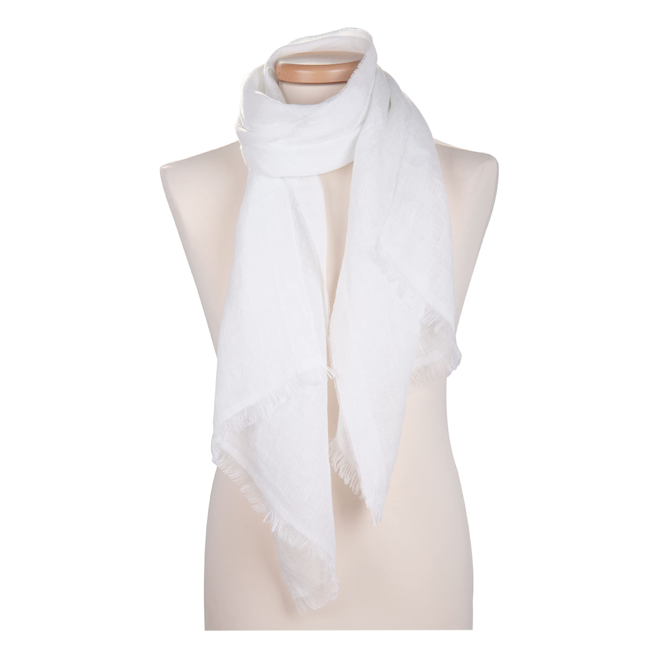 Stola lino unisex 100% lino, made in Italy
