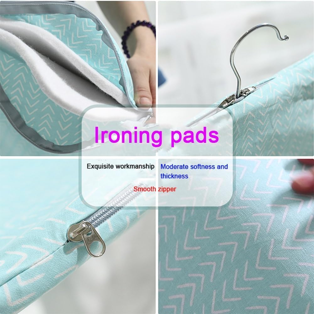 Almohadilla De Planchado para Vaporizador De Prendas, Funda De Tabla De Planchar Colgante con Relleno, Almohadilla De Planchar para Prensar Anti-Vapor para Eliminar Arrugas 35×18in