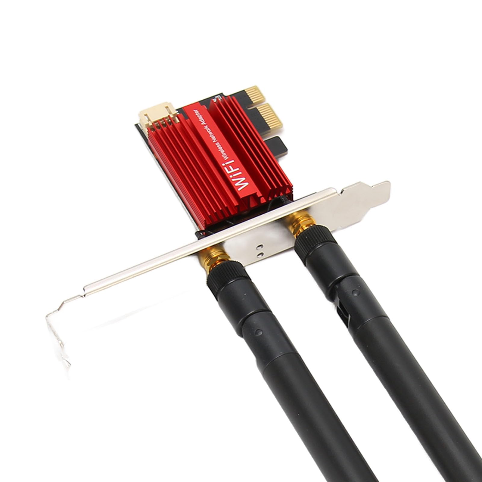 Septpenta Karta Wi Fi, Karta Pcie Wifi 6e 5374 Mb/S, Technologia Transmisji MU MIMO, Trójzakresowe Karty Sieciowe PCI e Z Radiatorem 6G/5, 8G/2, 4 Ghz