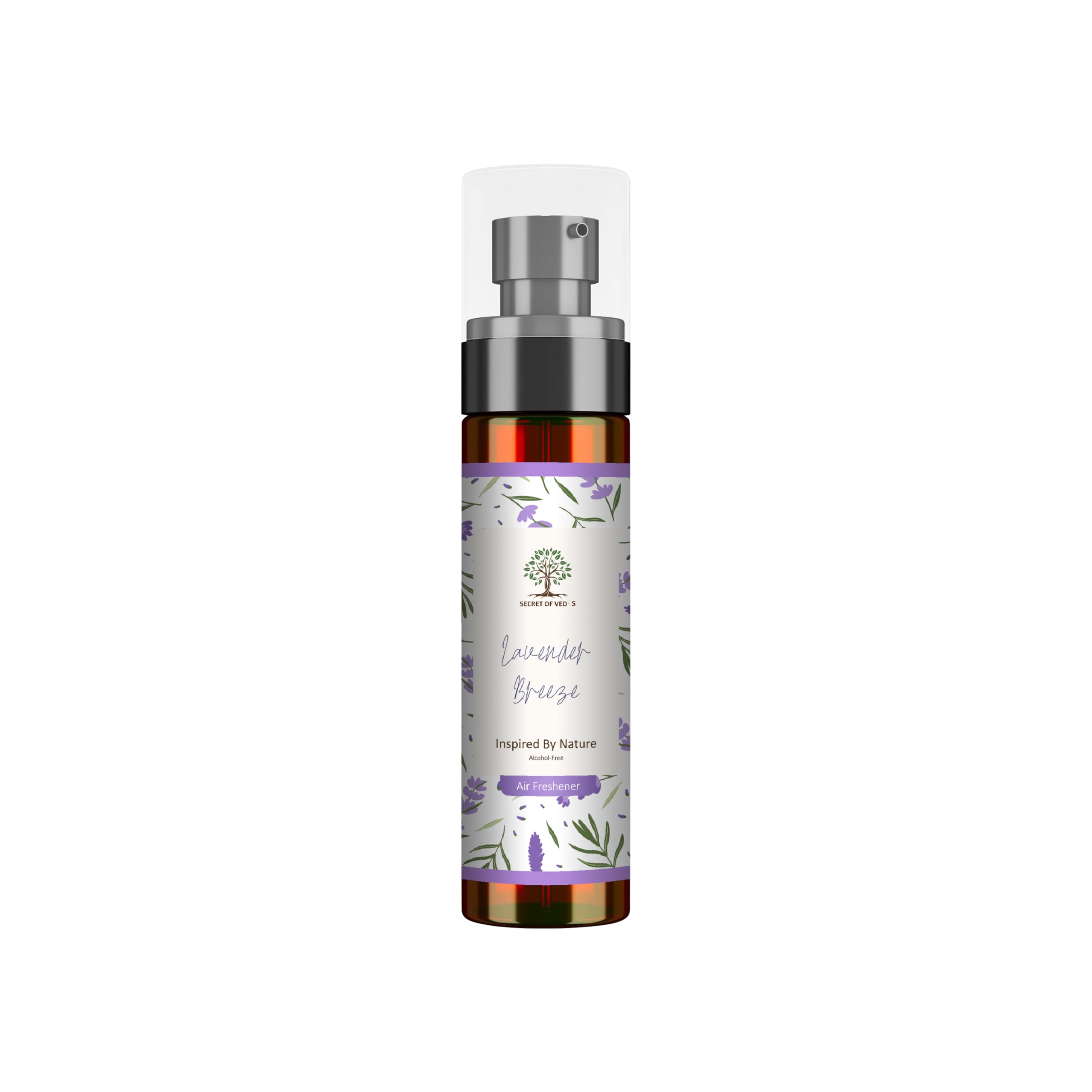 Premium Lavender Breeze Air Freshener Room Spray 100ml Long Lasting Luxury Air Freshener & Odour Neutraliser, Fresh Lavender Home Fragrance Mist for Living Room, Office & Bathroom