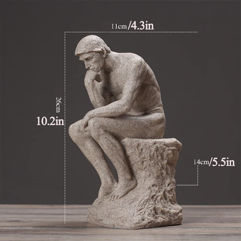 Gesimuleerde zandsteensculptuurdecoratie voor de woonkamer, moderne