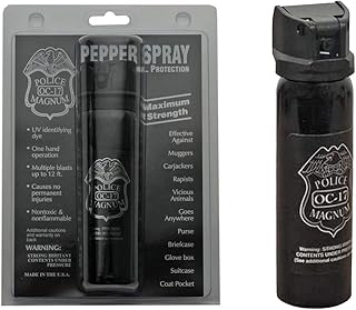 SZCO Supplies Police Magnum Flip Top Pepper Spray, 4-Ounce