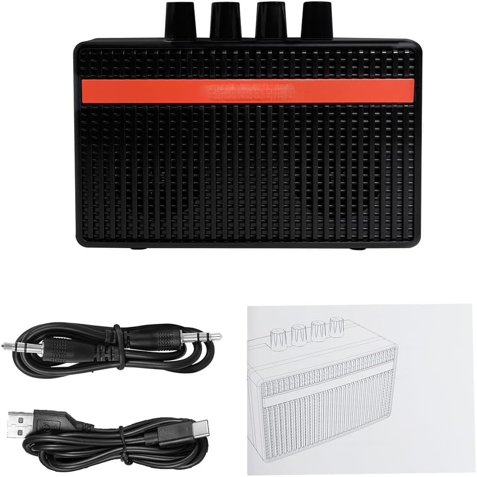 Mini Guitar Amplifier 5W Electric Portable Volume Adjustable Range Long Life Accessories & Parts image 4