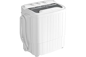 INTERGREAT Portable Washing Machine: Laundry Solution for Compact Living