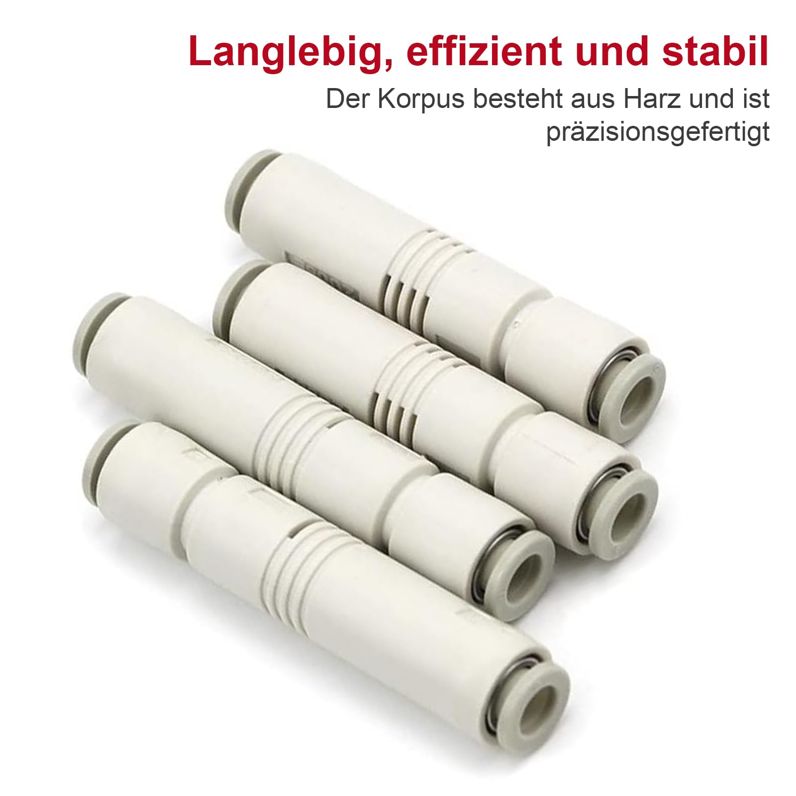 5PCS Pneumatischer Auswerfer 6mm,ZU05S leistungsstark,Push in One Touch Rohr Typ Pneumatische Vakuum-Erzeuger Tubuläres Vakuum, Hohe Vakuumleistung, Kompakt und Zuverlässig für Pneumatiksysteme