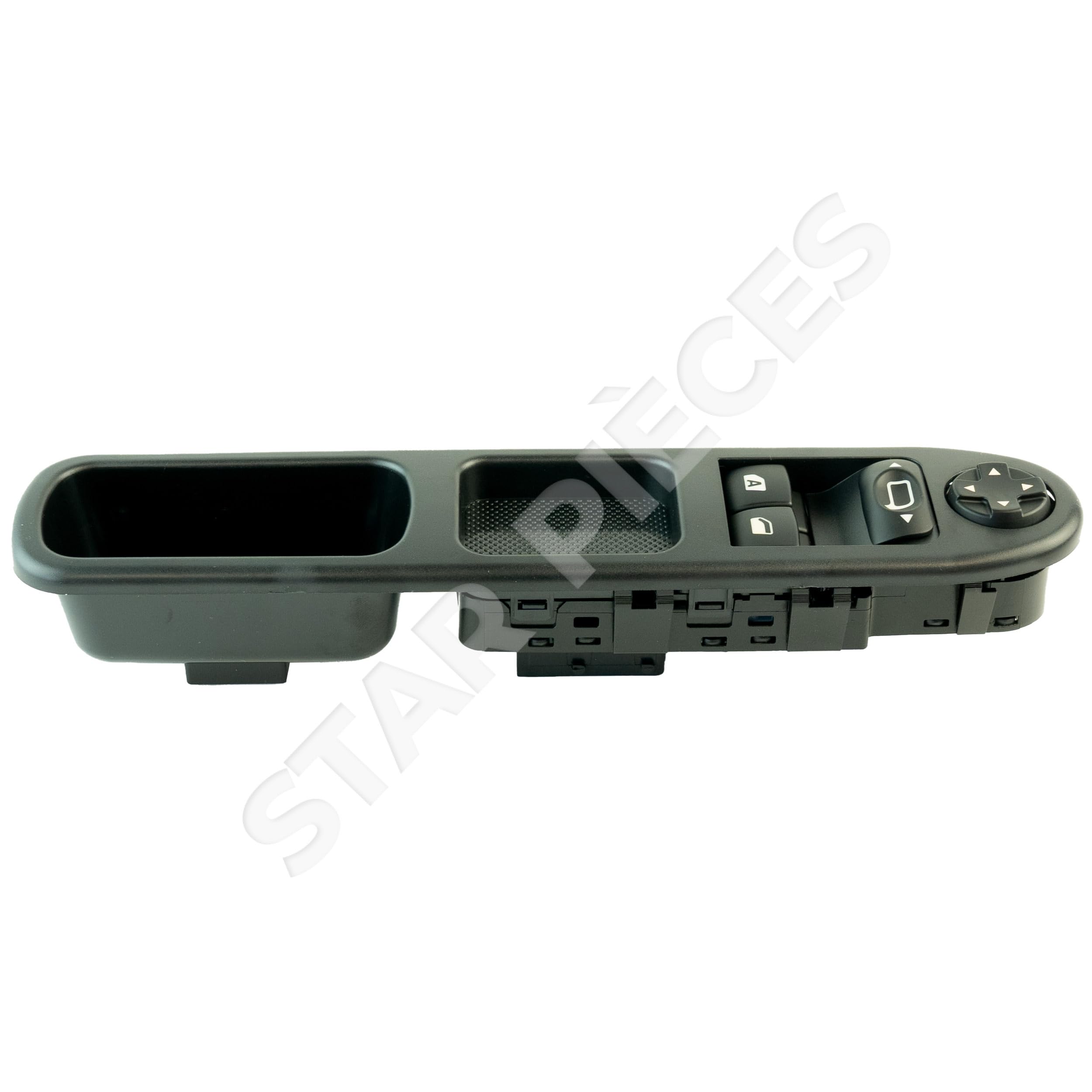 Botonera elevalunas compatible para Peugeot 207 y C3 Picasso (2006-2017) mando elevalunas delantero izquierdo (conductor) 6554QC