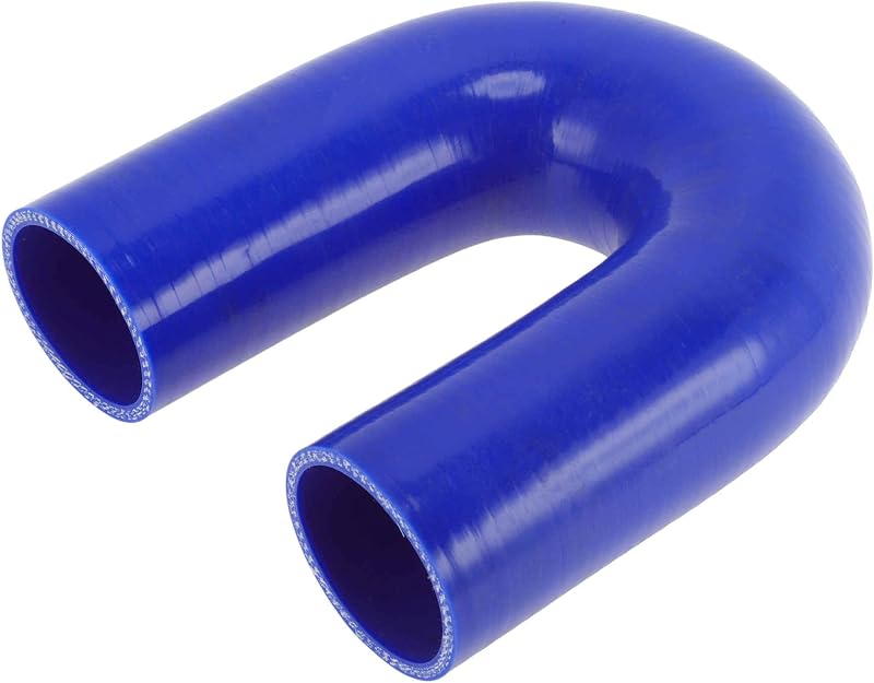 Mangueira Cotovelo de Silicone ACROPIX 180° 51 mm (2") Azul – 1 unidade