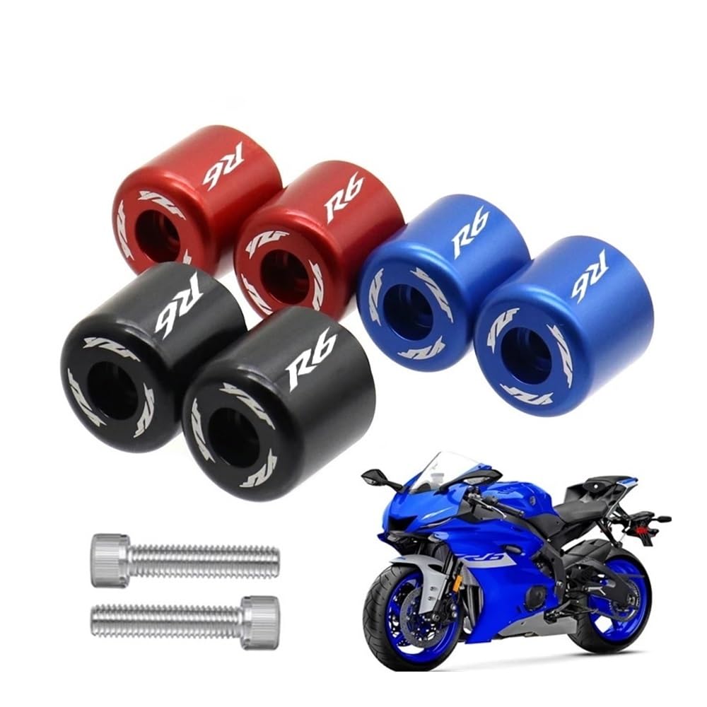 Terminali manubrio moto, contrappesi antivibrazione, parti di ricambio per Ya&maha YZFR6 2006-2020