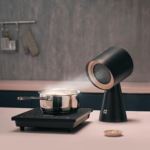 Miniatura 6 de CIARRA Campana Extractora Portátil, Campana Extractora de Escritorio con Ventilador de Escape de 2 Velocidades, Filtro de Aluminio Desmontable, Taza