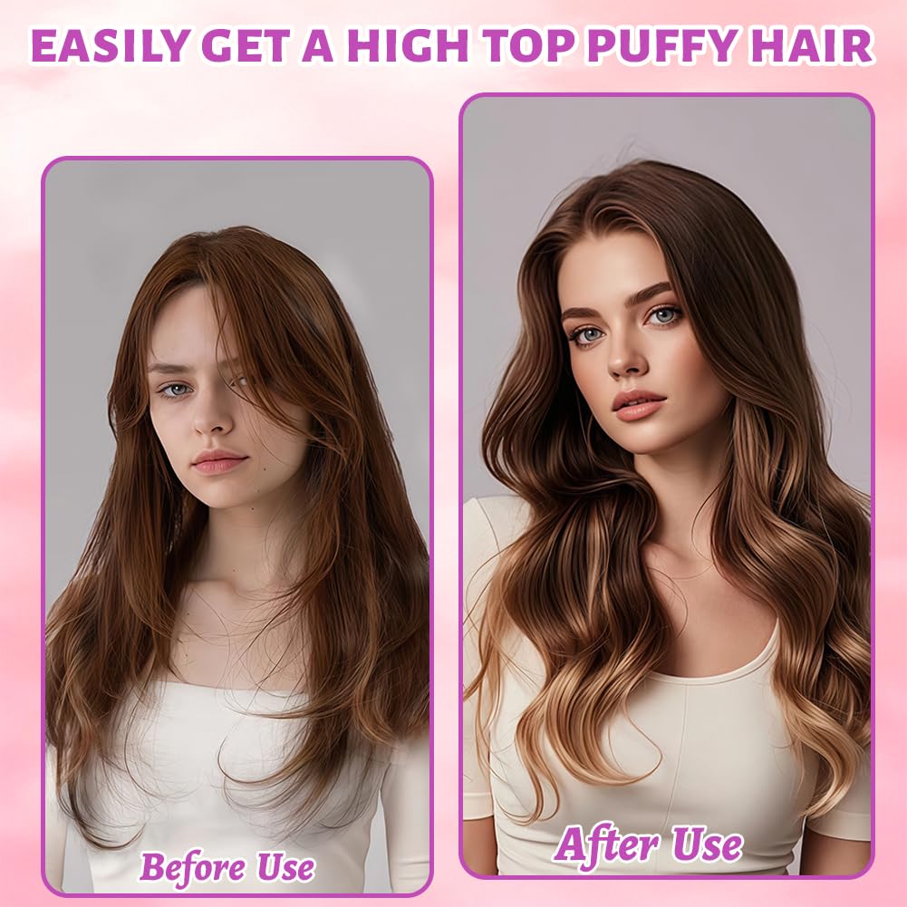 Aucuu 2 Pezzi Pettine per capelli, Clip Della Radice Del Volume, Pettine Per Radici Volume Dei Capelli Ricci, Fermagli per Capelli Volumizzanti Radici, Volume Della Radice Dei Capelli
