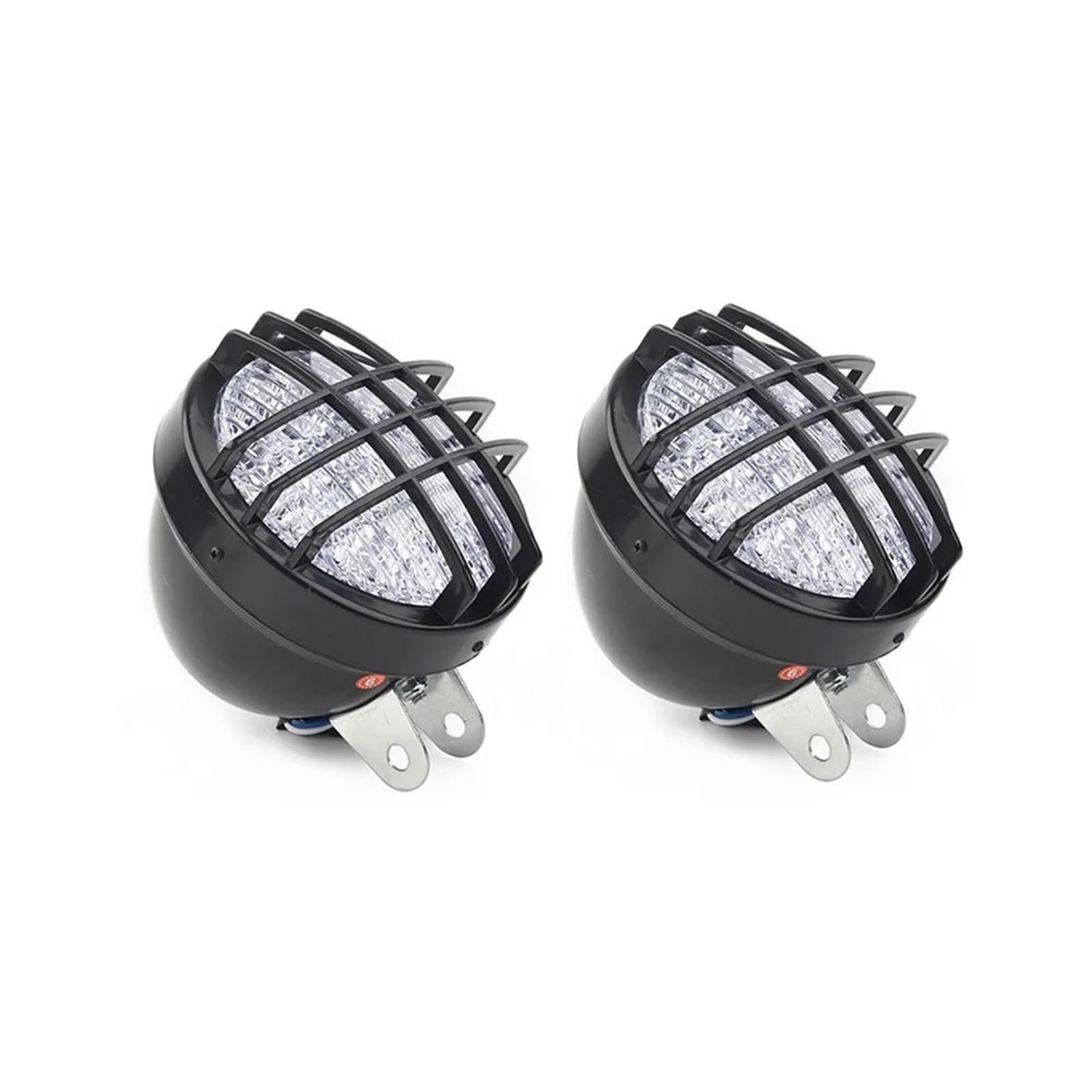 Pour 4 Roues Quad Dirt Bike ATV Dune Buggy 70/110/125/150/150cc2 Pièces 12V LED Phare Avant Lampe Phare Universel Moto