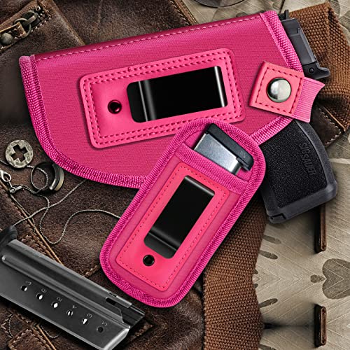 Gun Holster For Women/Men, Universal Iwb Holsters For Concealed Carry, Pistols Holster Right/Left Handed, Fits S&W M&P Shield 9/40 9Mm P320 Glock 17 19 26 27 42 43, Similar Handguns #TOP5