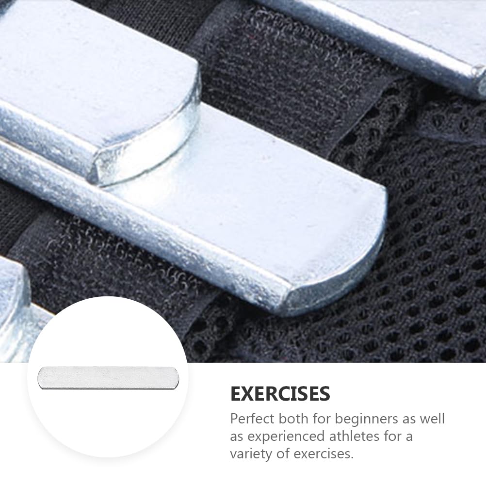 BESPORTBLE 16 Pezzi Piastra Portante Piastre Ponderate Per Il Fitness Allenamento Della Piastre Del Giubbotto Appesantite Gilet Ponderato Per Il Fitness Acciaio Riempitivo Gli Sport