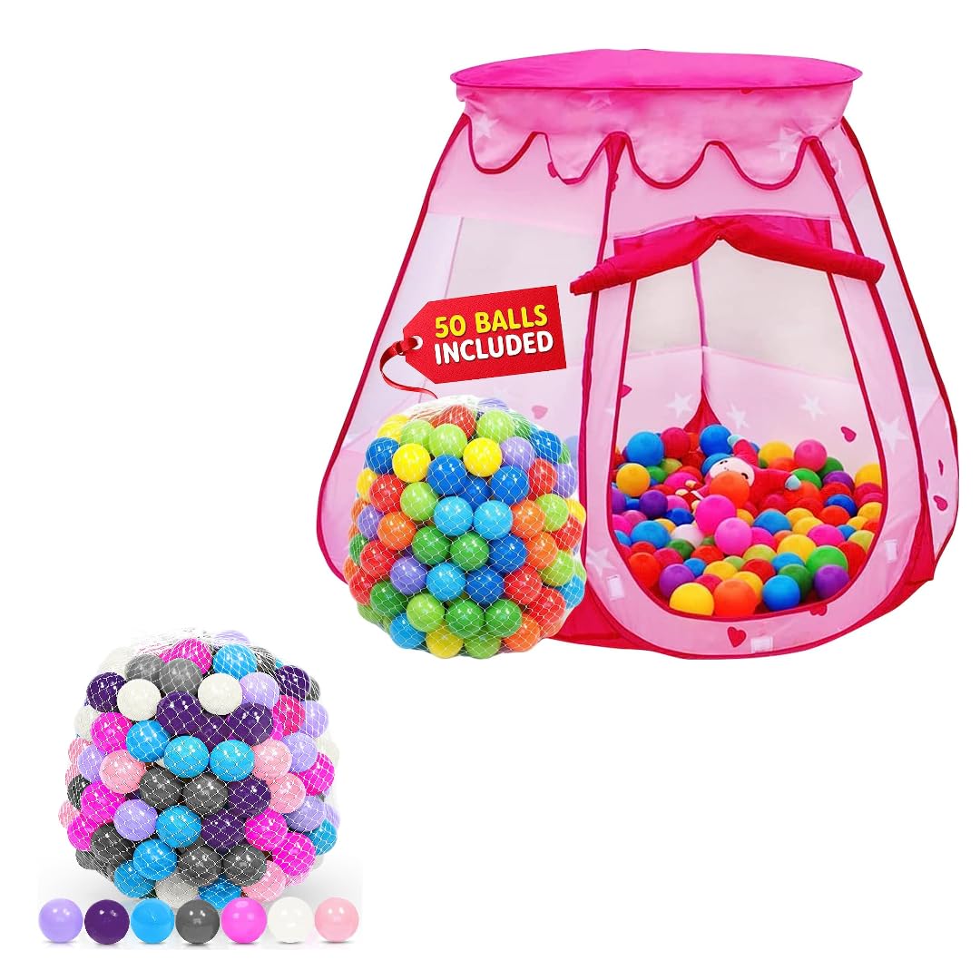 Playz Mini Ball Pit Balls Princess Edition with Playz Ball Pit Princess