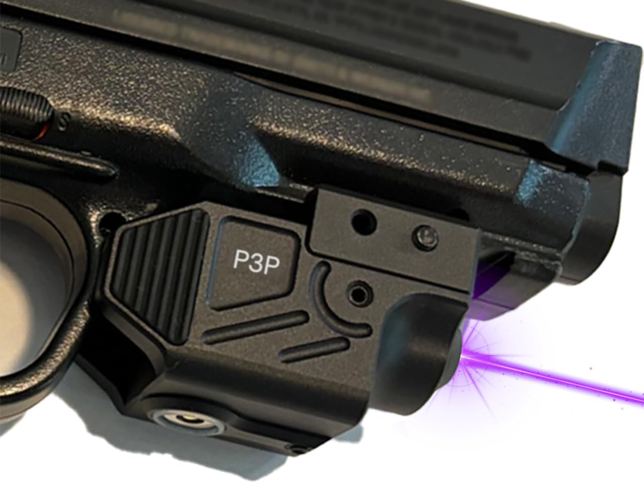 Hilight Tactical Power Series Single Laser - Purple, Blue, Green, Red- Compact, Subcompact Pistol, Aluminum Ultra Low Profile for Glock, Sig, S&W Rail-Mount, Class IIIA <5mW