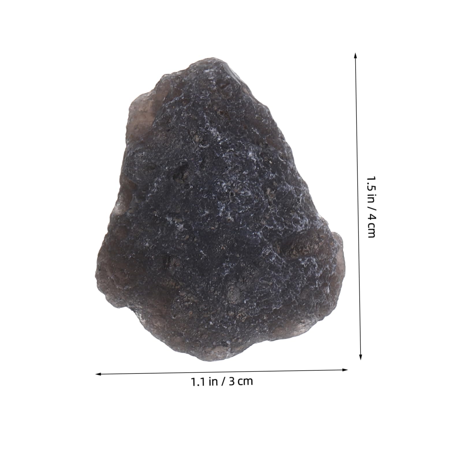 GLEAVI Meteorite Rock Irregular Stone Specimen Classroom Teaching Aid Decor for Science
