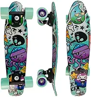 Skate Mini Cruiser Estampa Both Sides DM Radical - Crazy