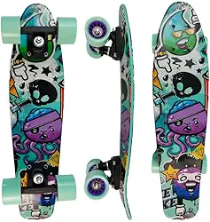 Skate Mini Cruiser Estampa Both Sides DM Radical - Crazy