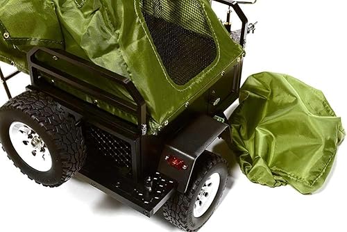 Miniatura 7 de Integy Aleación realista modelo camping remolque w/techo top tienda para 1/10 RC 15.354x7.677x6.890 in